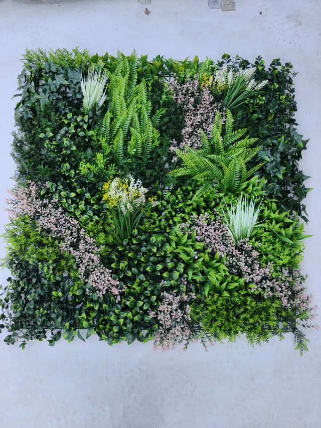 1米X1米绿植墙办公文化仿真园艺玫瑰火把狂欢夜导具仿真花DIY发饰钩织仿真玫瑰花详情图7