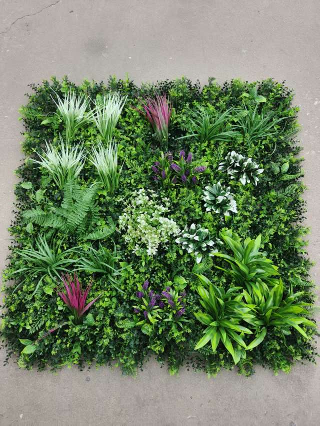 1米X1米绿植墙办公文化仿真园艺玫瑰火把狂欢夜导具仿真花DIY发饰钩织仿真玫瑰花细节图