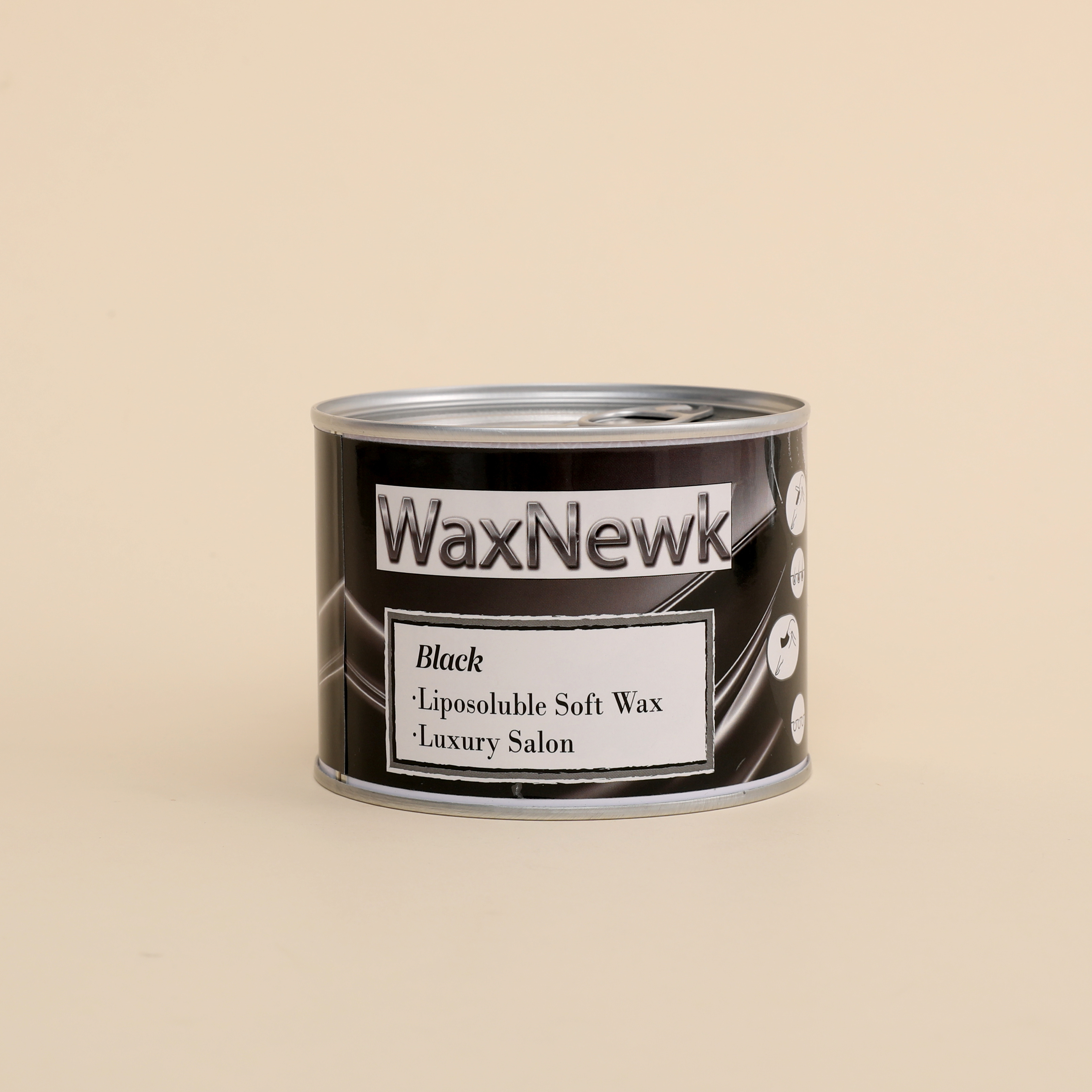 外贸专供WaxNewK 400g 400ml 黑色暖蜡蜜蜡美容院质量strip wax脱毛蜡