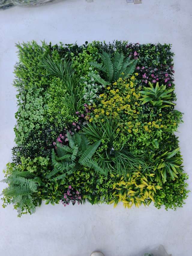 1米X1米植物墙办公文化仿真园艺玫瑰火把狂欢夜导具仿真花DIY发饰钩织仿真玫瑰花详情图2