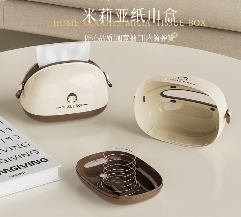 T54-Y-9122 multi-functional tissue box, bathroom desktop and wall-mounted dual-purpose, non-perforating tissue box Application Scenario