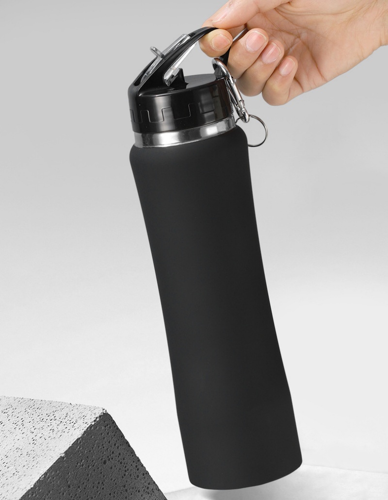 750ML waist-shaped cup, large-capacity stainless steel straw cup, insulated cup, slim waist cup, portable water bottle, travel cup pic 8