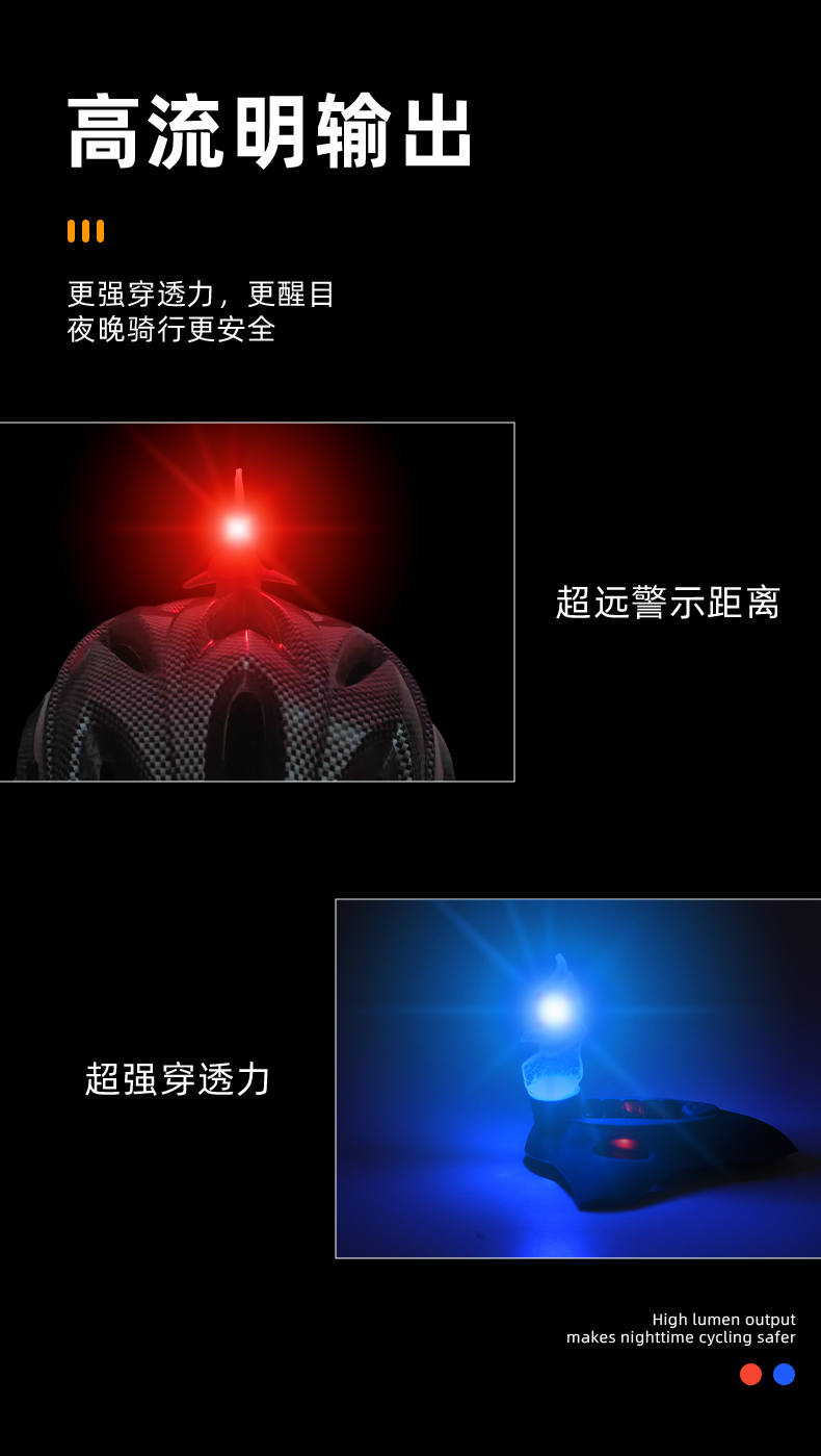 LY-0820 USB заряжает солнечные шлемы, огни самолётов, задние фары велосипедов, горные задние фары велосипедов, сигнализация безопасности pic 11