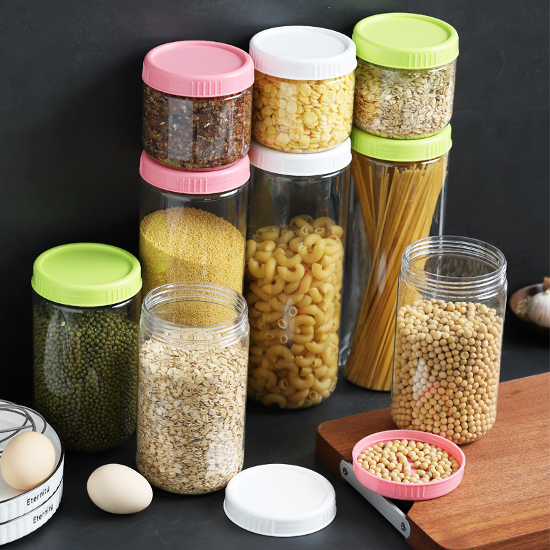 H226-309 small grain storage tank, refrigerator storage tank, sealed dried fruit plastic tank, transparent moisture-proof tank detail image 4