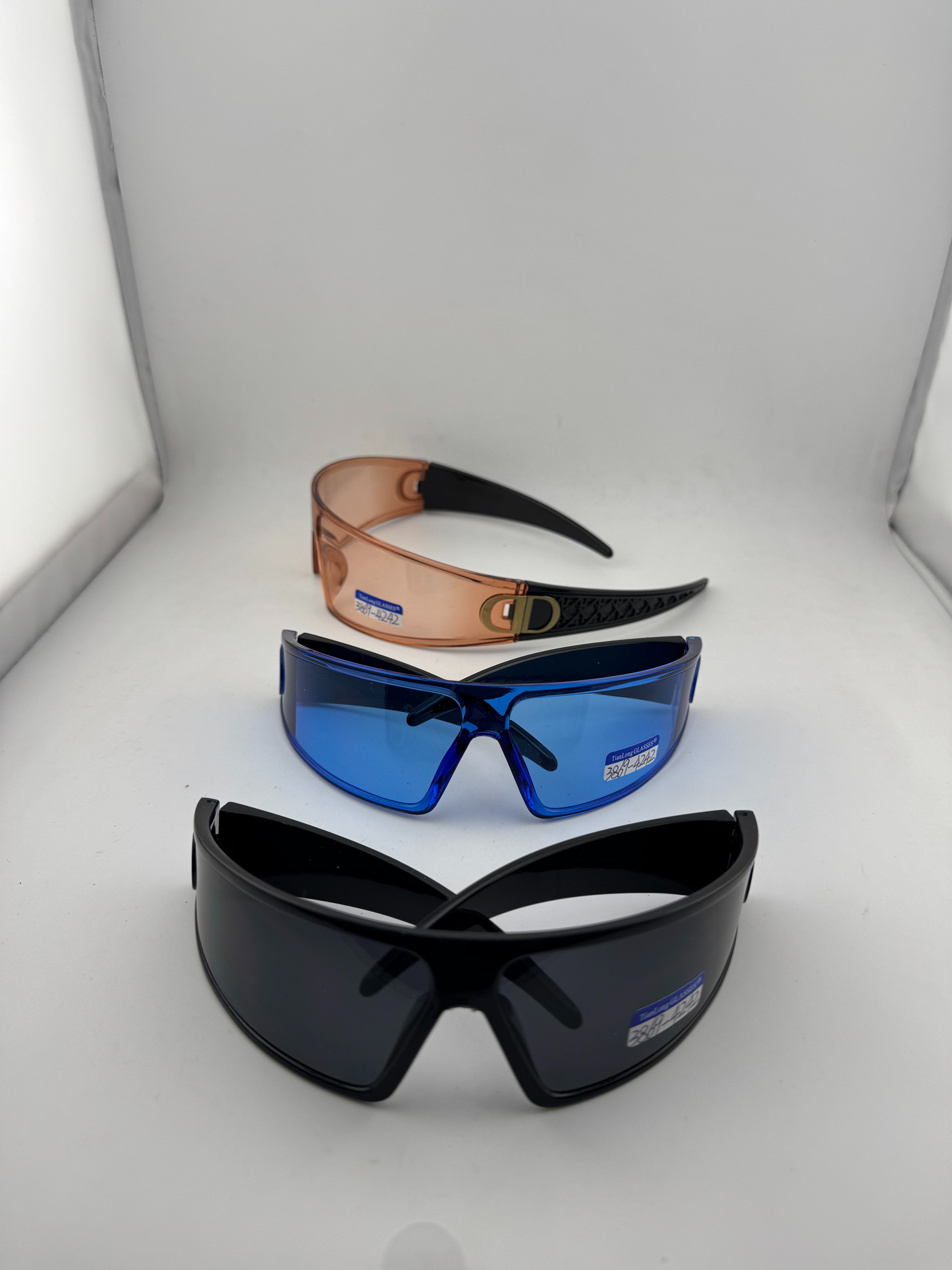 儿童款发箍墨镜女cd高级感2025新款欧美个性海边旅游度假太阳镜