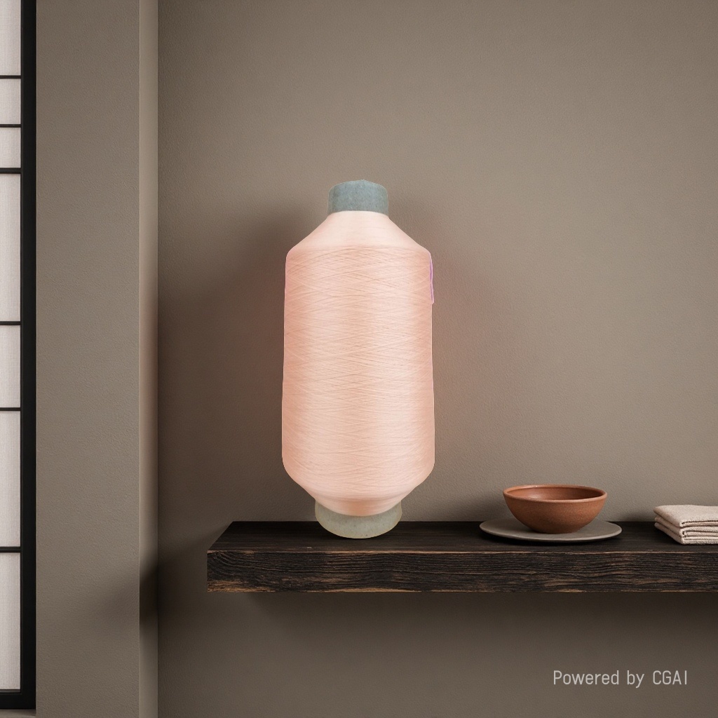 Direct sales of nylon high-elastic filament from the manufacturer. Colored nylon elastic filament in stock. Nylon high-elastic filament 40D, 70D, 200D, light jade color Application Scenario