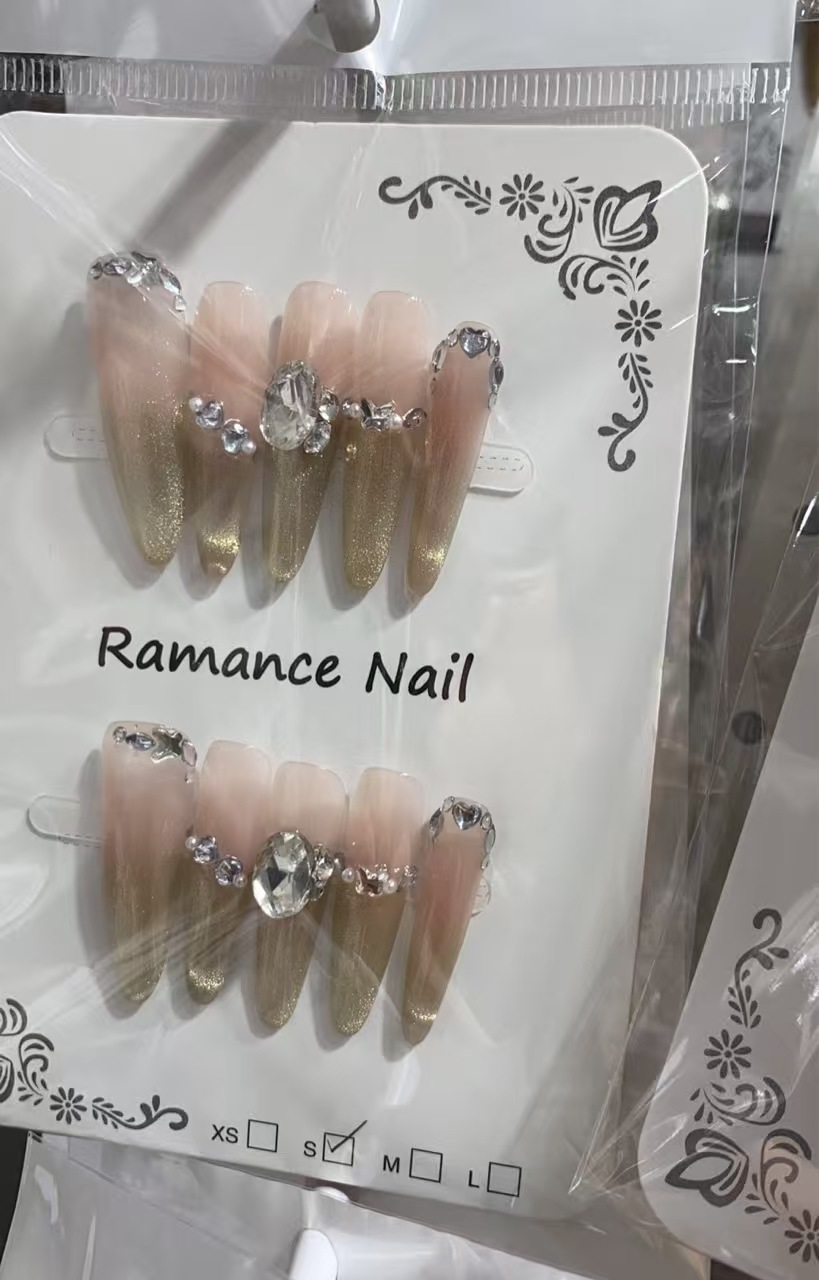 猫眼简约爆款穿戴甲气质显白假指甲美甲纯色轻奢甲片工厂批发定制详情图14