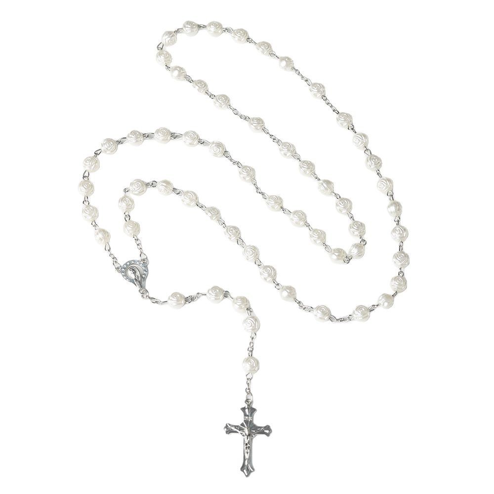 2025.12份白色珍珠九字针项链好看好看