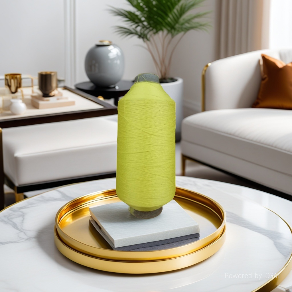 Direct sales of nylon high-elastic filament from the manufacturer. Colored nylon elastic filament in stock. Nylon high-elastic filament 40D, 70D, 200D, light yellow Specification image