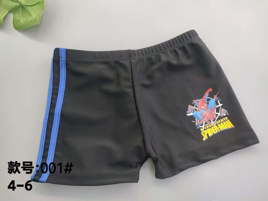 Quick-drying cartoon children's swimming trunks details Picture