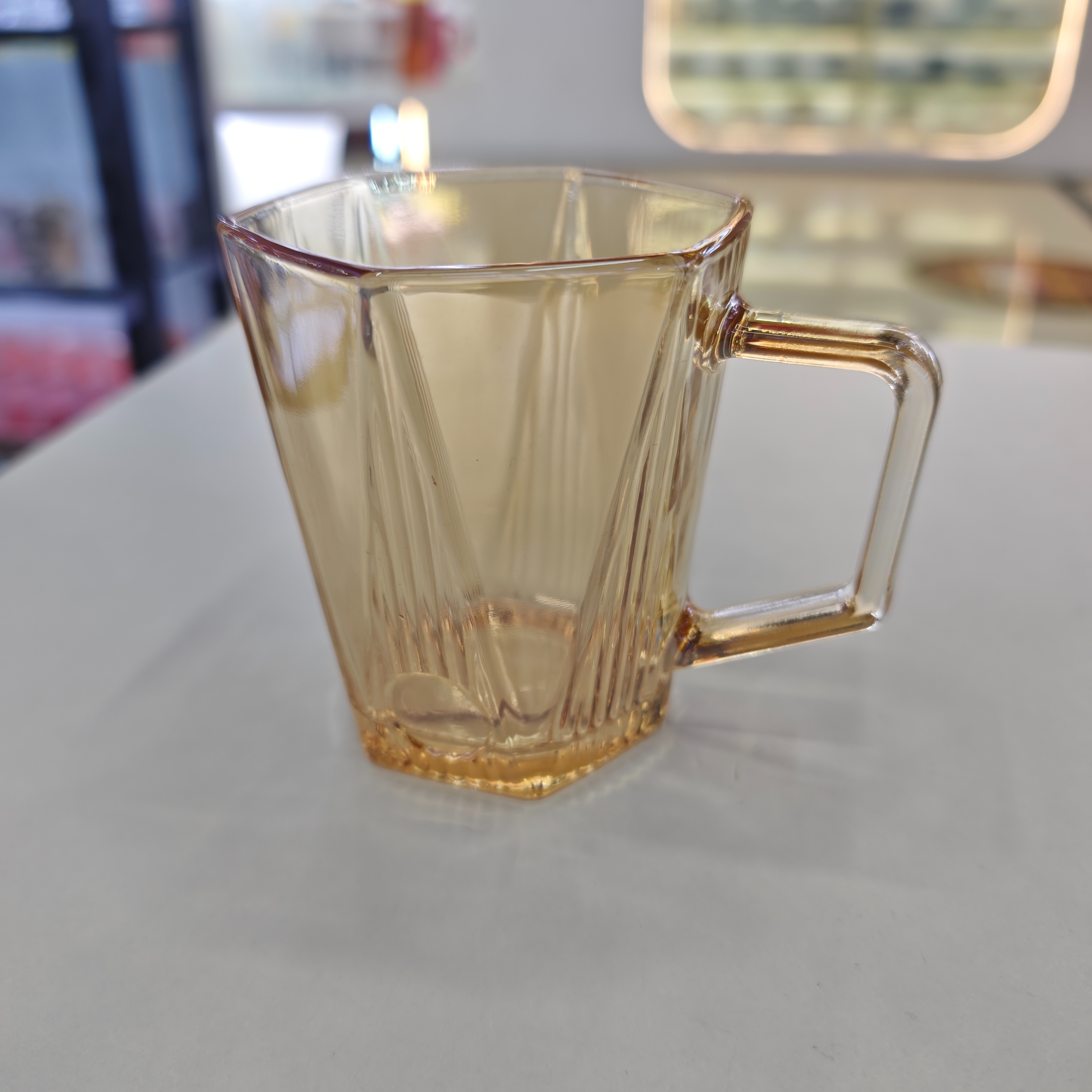 茶具杯子带把手玻璃杯ins风家用客厅喝水杯子高级感牛奶咖啡杯