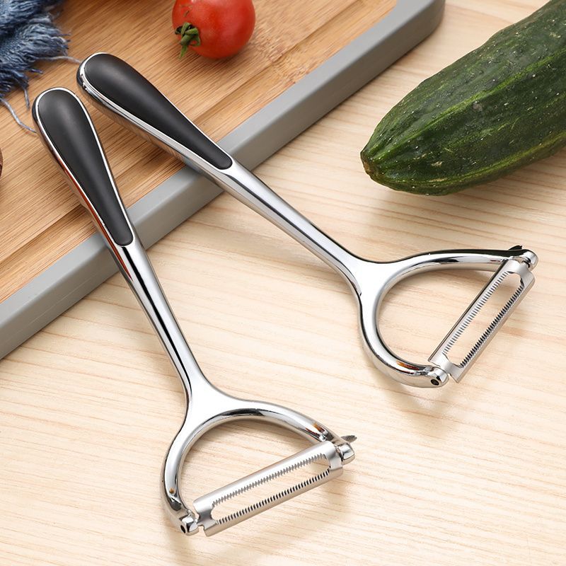 A high-end potato peeler made of zinc alloy with a water drop handle details Picture