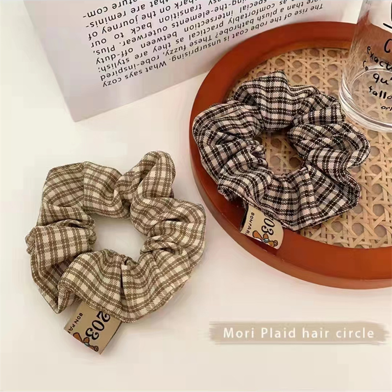 方巾发圈条纹肠圈碎花头花发饰发饰品发圈发饰大发圈女韩版简约百搭4