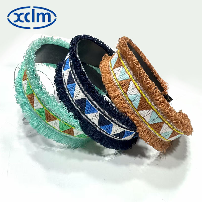 Retro ethnic style wide-brimmed hair bands, hair clamps, high hairpins, simple and high-end forest-themed hair accessories and headwear details Picture