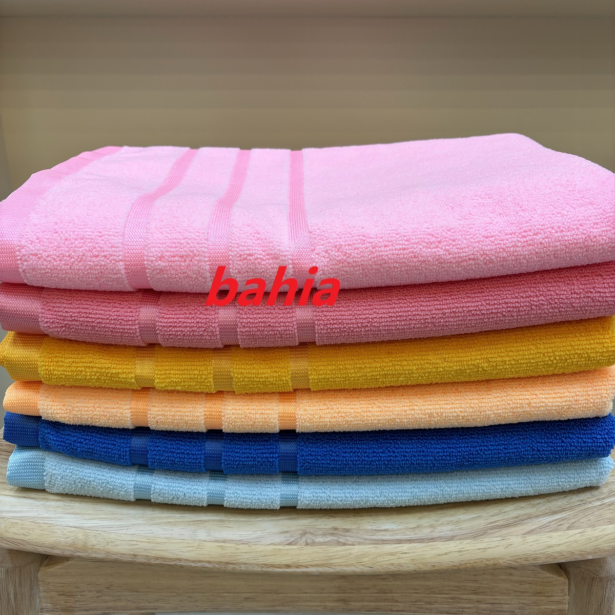 bahia 70*140cm浴巾 跨境浴巾 全素色毛巾 家用酒店吸水浴巾