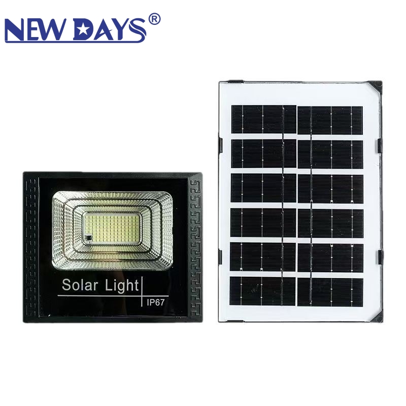 NEWDAYS brand's new cross-border LED mini plastic solar floodlights, home garden lighting lamps, camping lamps, outdoor emergency lights, and eco-friendly solar street lamps