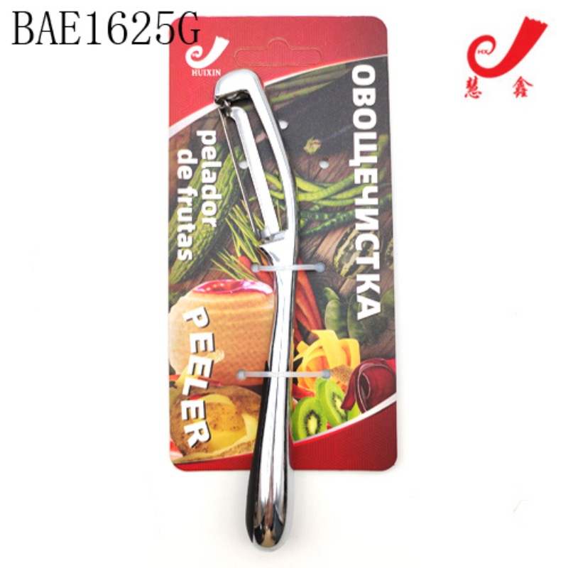 Zinc alloy water drop handle straight peeler, melon peeler and potato peeler Item Picture