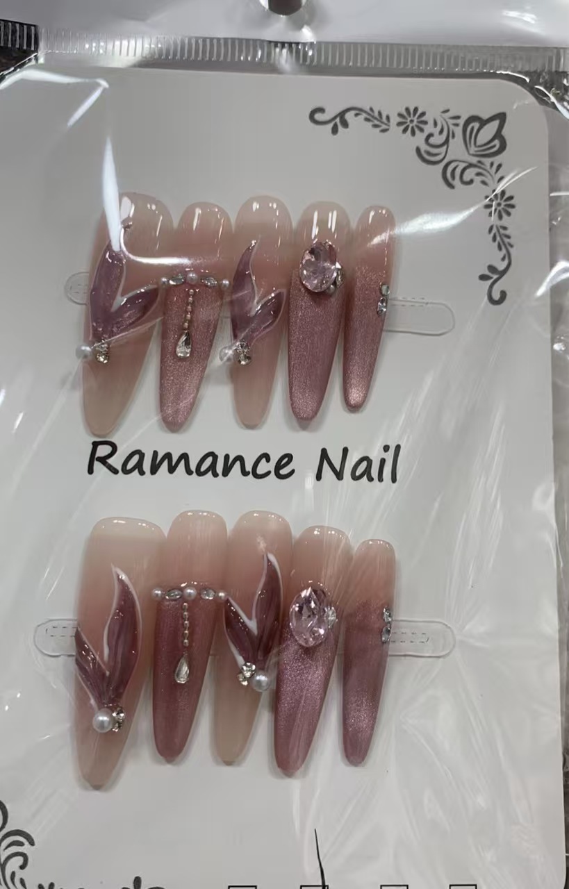 纯手工定制穿戴美甲来图定制专用任何甲型任何图案来图定制详情图5