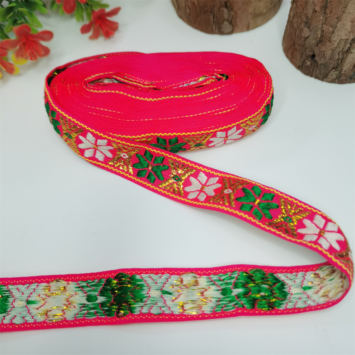 启鸿牌民族风织带提花织带 12-17A 少数民族服装辅料 跨境热销 DIY详情4