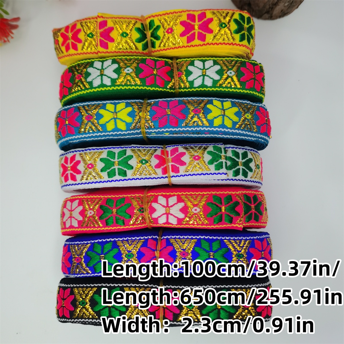 织带/渐变织带/加厚人文织带/珍珠纹尼龙织带/丝带产品图