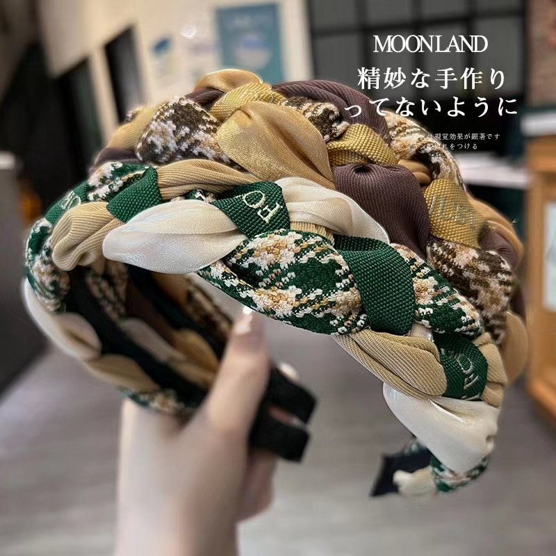 韩版绒头箍发箍手工发带发箍宝宝发饰多款可选毛绒发箍布艺5