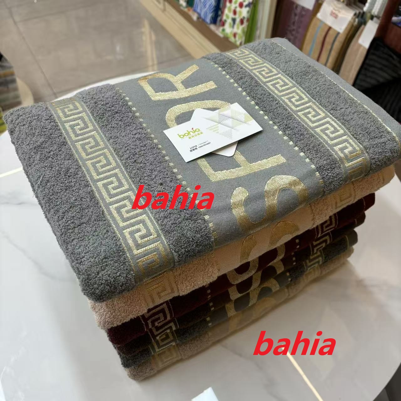 bahia 纯棉浴巾 酒店 家用洗浴毛巾浴巾 跨境大尺寸浴巾