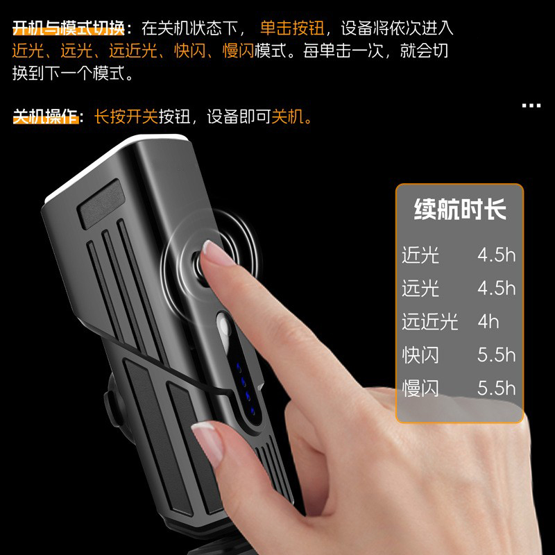 自行车灯实物图
