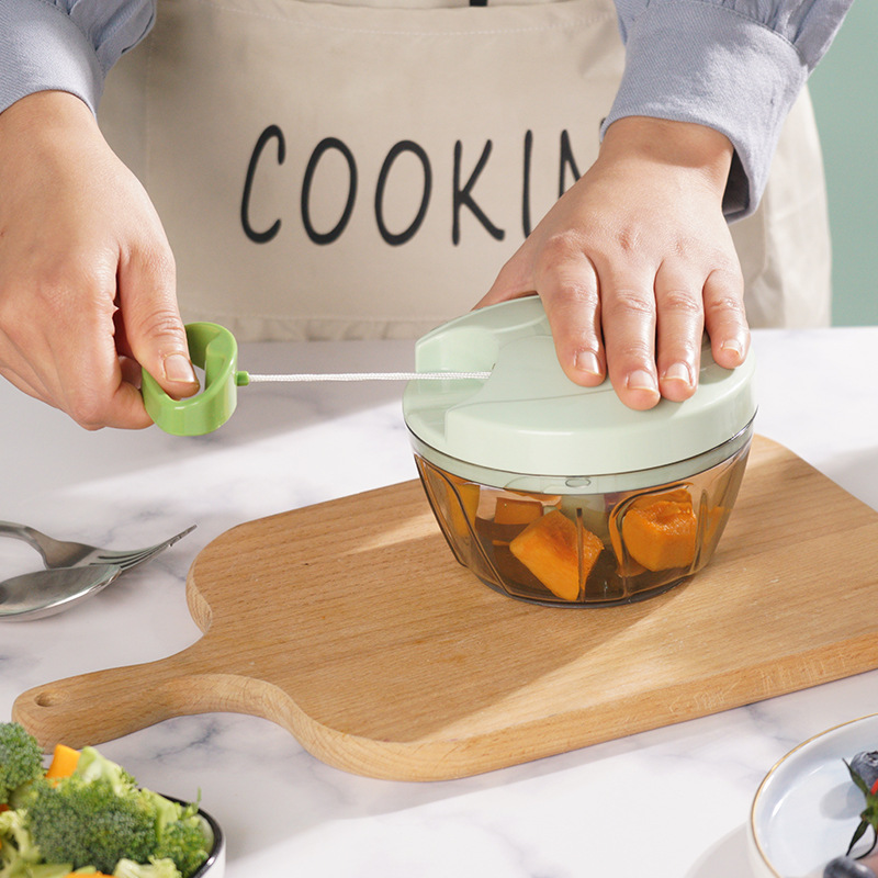 Manual garlic dispenser, scallion, ginger and garlic seasoning, dumpling filling, meat grinder, pumpkin puree, potato puree, baby food machine, food processor wholesale Specification image
