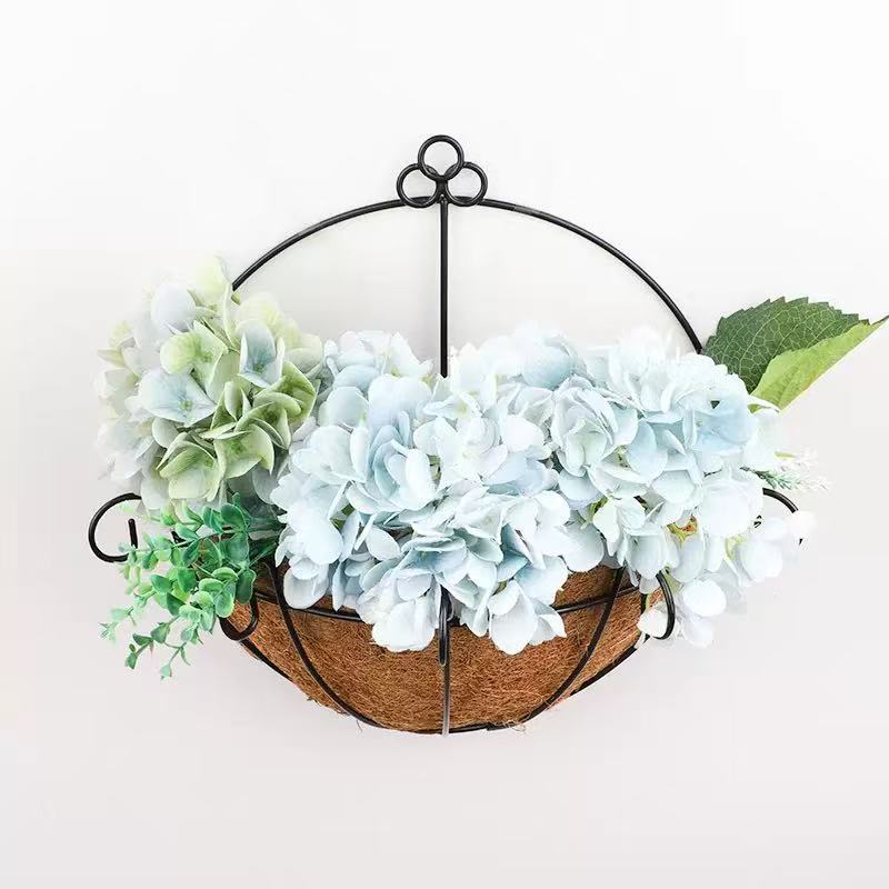 20cm椰棕壁挂花架花园半圆吊篮装饰花篮