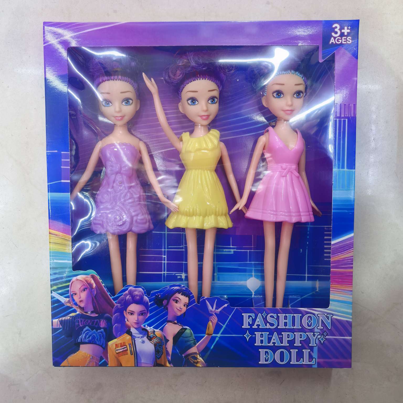 9寸实身猎魔女孩三只装 MZZ美滋滋潮流玩具