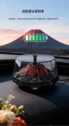A new volcanic-shaped viewing aromatherapy smart spray machine, a best-selling car perfume accessory, and an in-car decoration Application Scenario