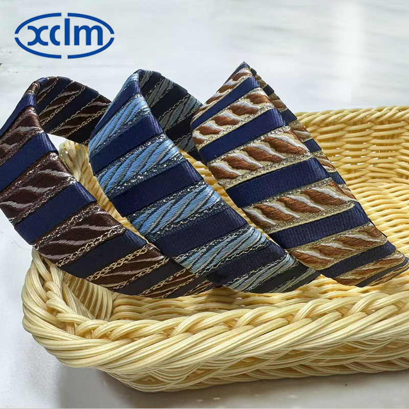 Color-blocked jacquard ethnic style hair band, anti-slip hair band, women's wide edge, elegant new style hair clip, headband, hair clip, hair accessory, headwear Application Scenario