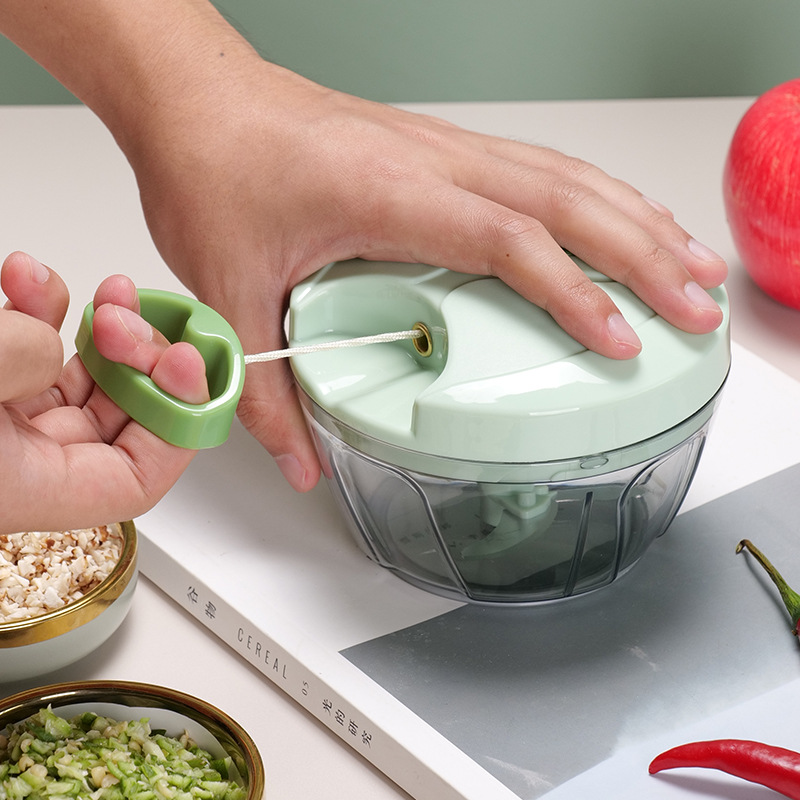 Manual garlic dispenser, scallion, ginger and garlic seasoning, dumpling filling, meat grinder, pumpkin puree, potato puree, baby food machine, food processor wholesale Item Picture