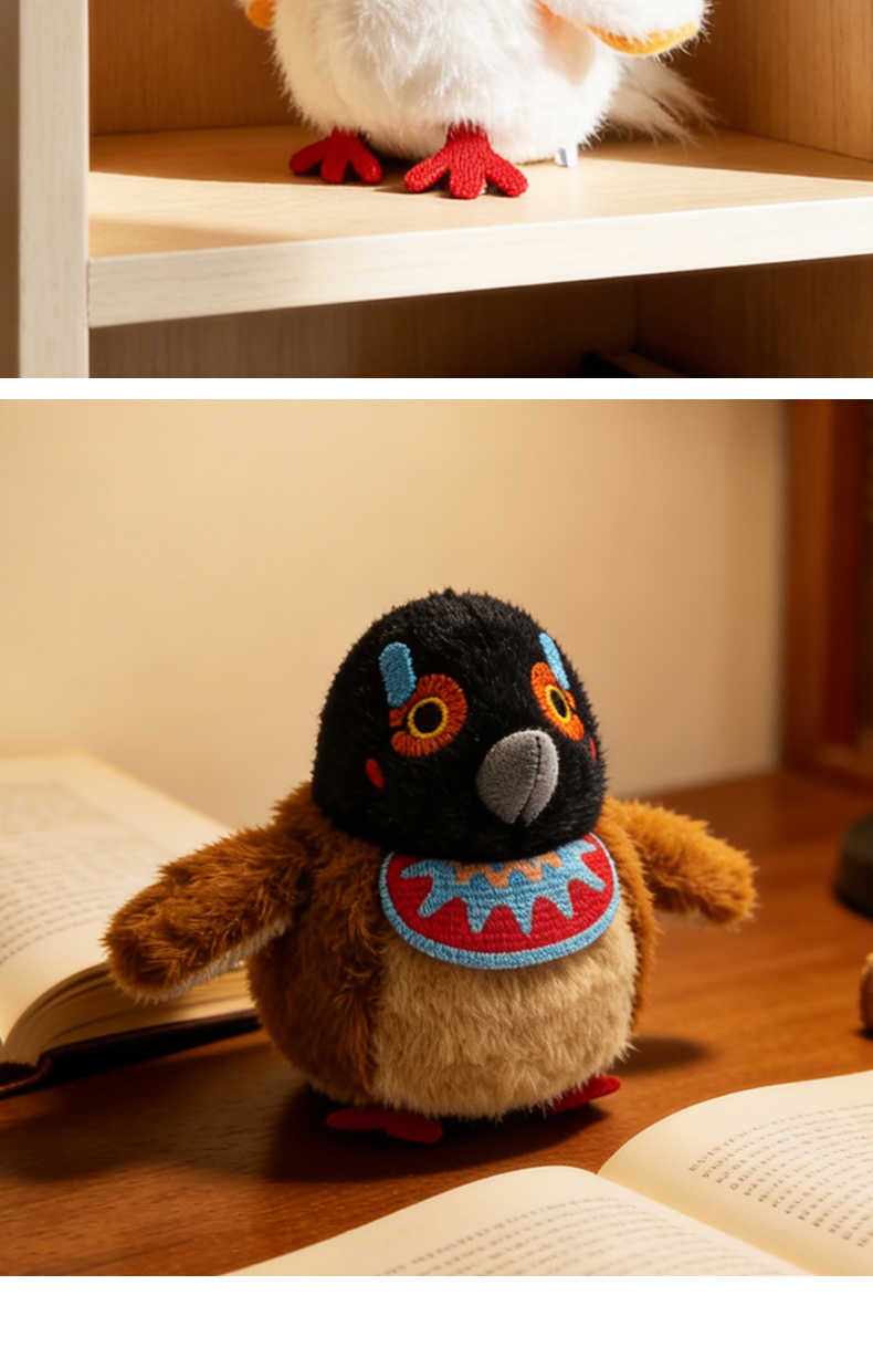 新款电动搞笑会复读唱歌学说话新型电子宠物小鸟小鸭子有情绪会生气毛绒挂件详情25