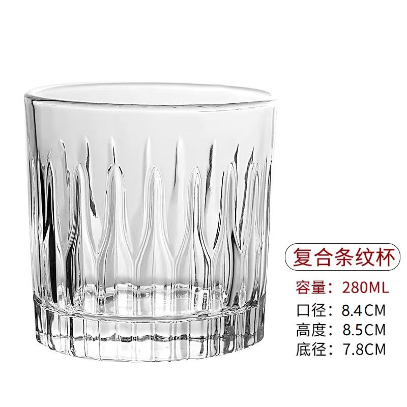 Glass wine glasses, whisky wine glasses for both men and women in bars and restaurants Item Picture