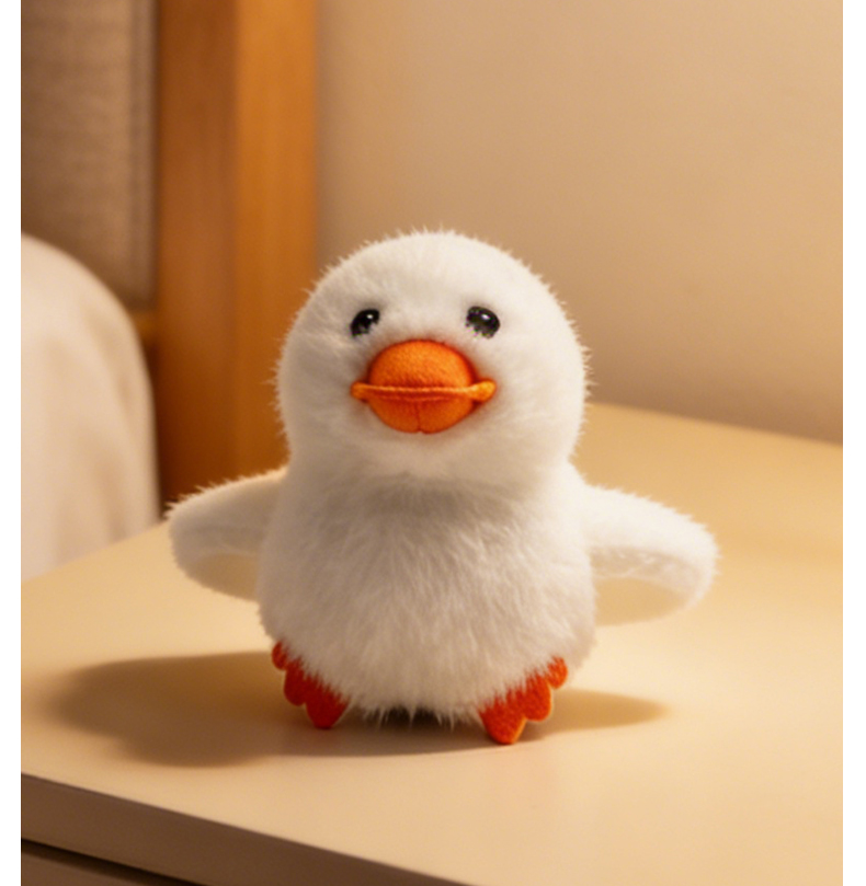 新款电动搞笑会复读唱歌学说话新型电子宠物小鸟小鸭子有情绪会生气毛绒挂件详情3