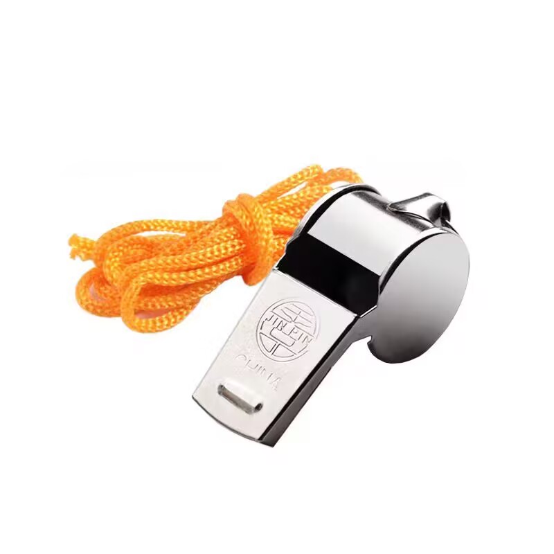 裁判口哨金属哨子不锈钢口哨金属口哨运动口哨体育运动用品带挂绳户外装备助威详情1