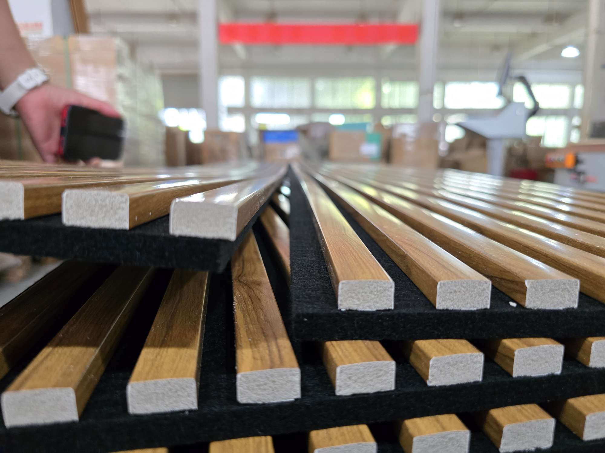 The Waterproof Sound-Absorbing Board Has A Good Sound Insulation Effect And Offers A Wide Variety Of Decoration Styles For Indoor Office Spaces Specification drawing