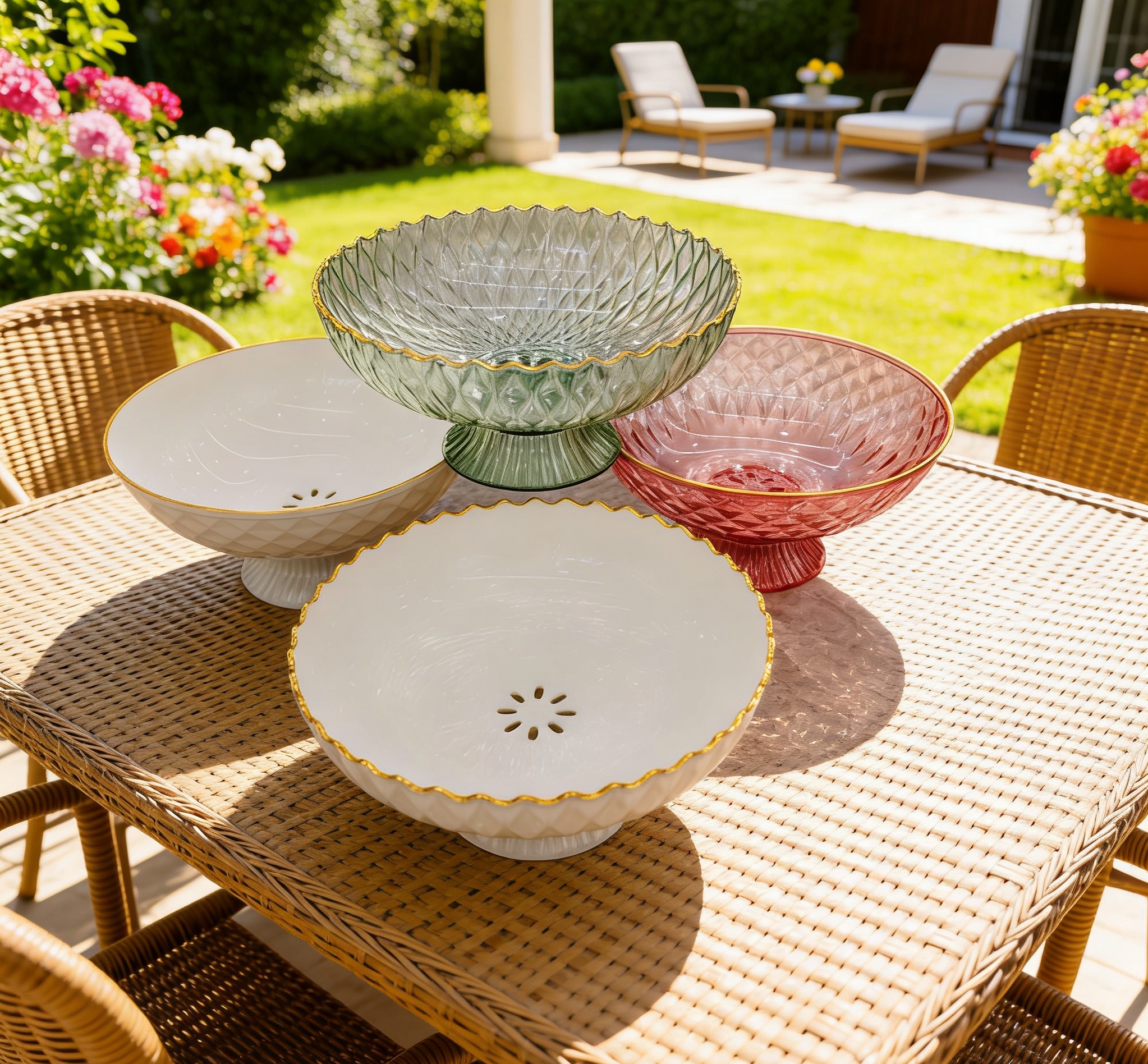 法式轻奢塑料果盘 甜品店高颜值水果盘客厅茶几摆件批发