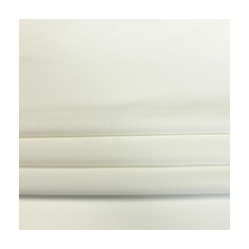 Foot Rice White in stock 75D plain weave four-sided elastic fabric shirt casual wear, durable 95g plain weave four-sided elastic fabric Item Picture