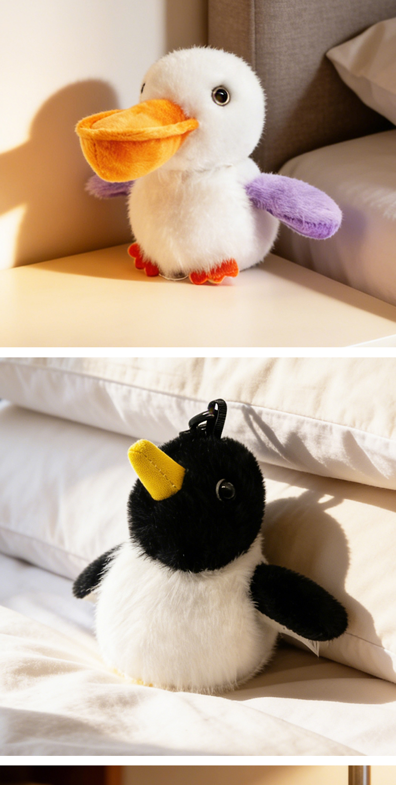 新款电动搞笑会复读唱歌学说话新型电子宠物小鸟小鸭子有情绪会生气毛绒挂件详情23