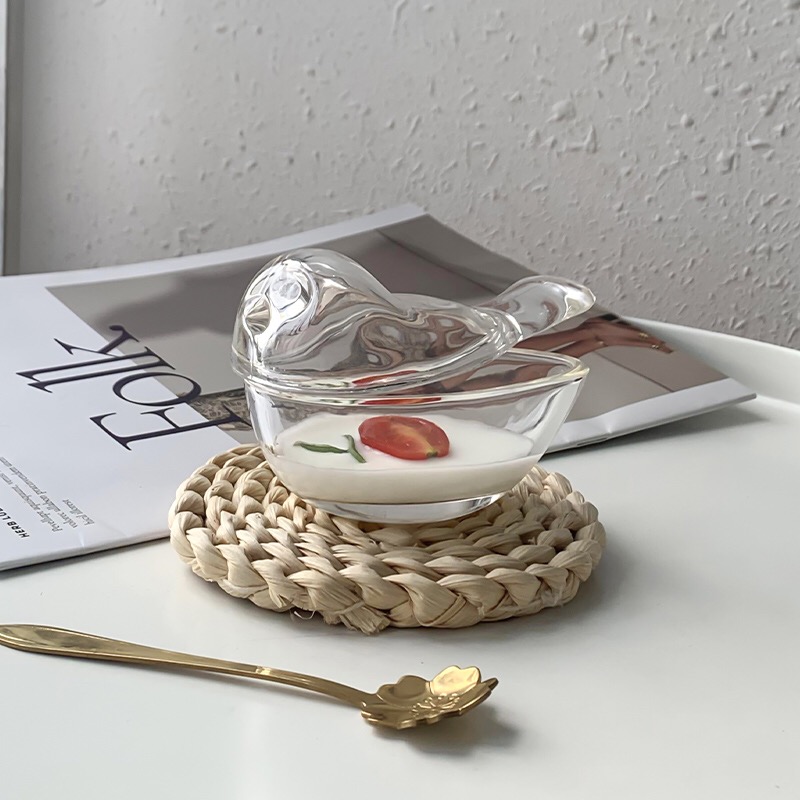 Internet-famous bird candy jar, gift jar, cake jar, interior decoration details Picture