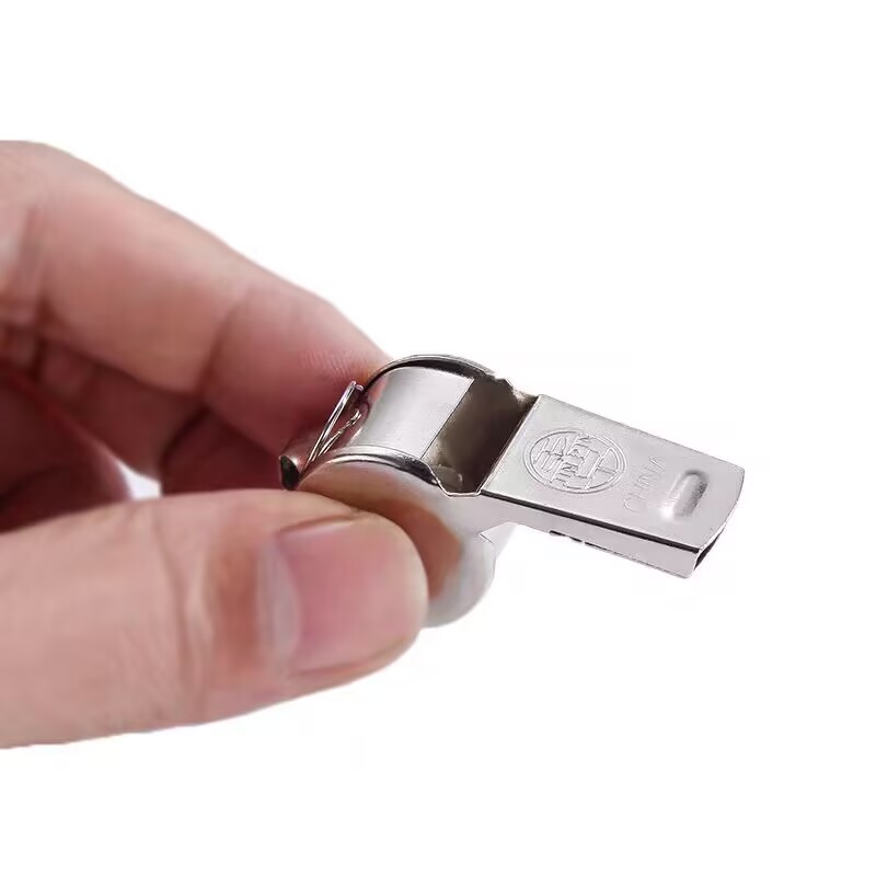 裁判口哨金属哨子不锈钢口哨金属口哨运动口哨体育运动用品带挂绳户外装备助威详情4