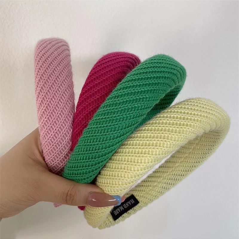 韩版绒头箍发箍手工发带发箍宝宝发饰多款可选毛绒发箍布艺2