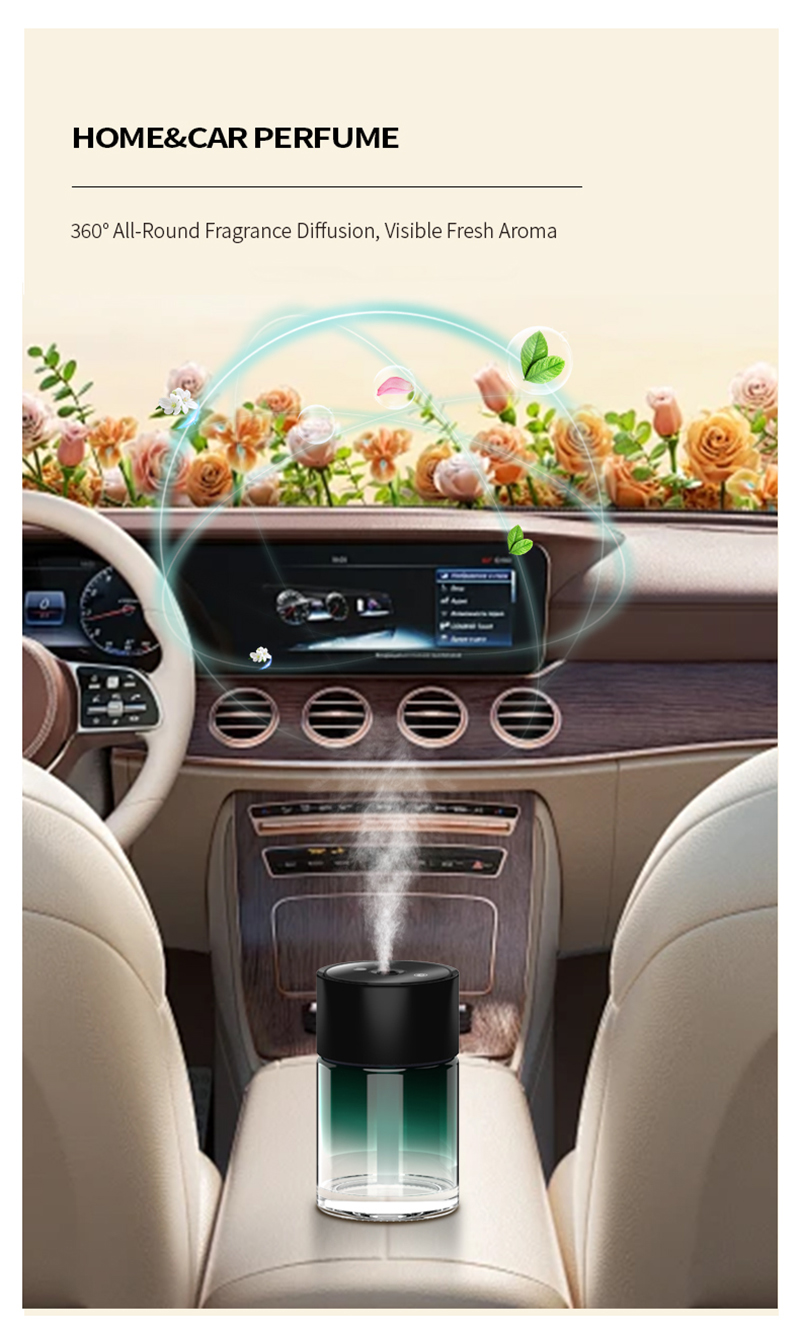 Car automatic fragrance sprayer, starry sky light, high-end in-car aroma diffuser, car perfume, long-lasting spray, always available in the car Item Picture