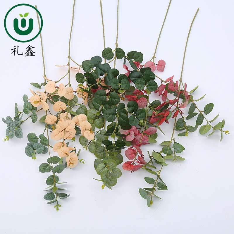 Single eucalyptus simulation craft creative display items, handcrafted decorative gifts, multiple exquisite craft collectibles to choose from details Picture