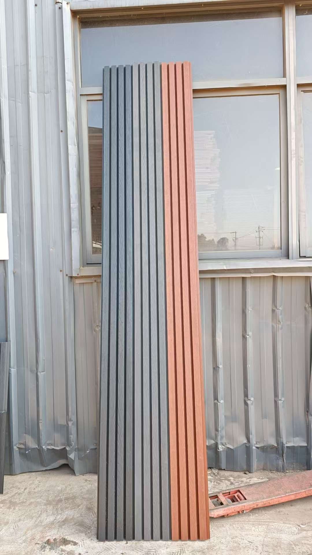 There Are Many Types Of Outdoor Wall Panel Home Decoration Building Materials To Choose From. Wpc Material Is Beautiful, Practical, Waterproof And Moisture-Proof details Picture