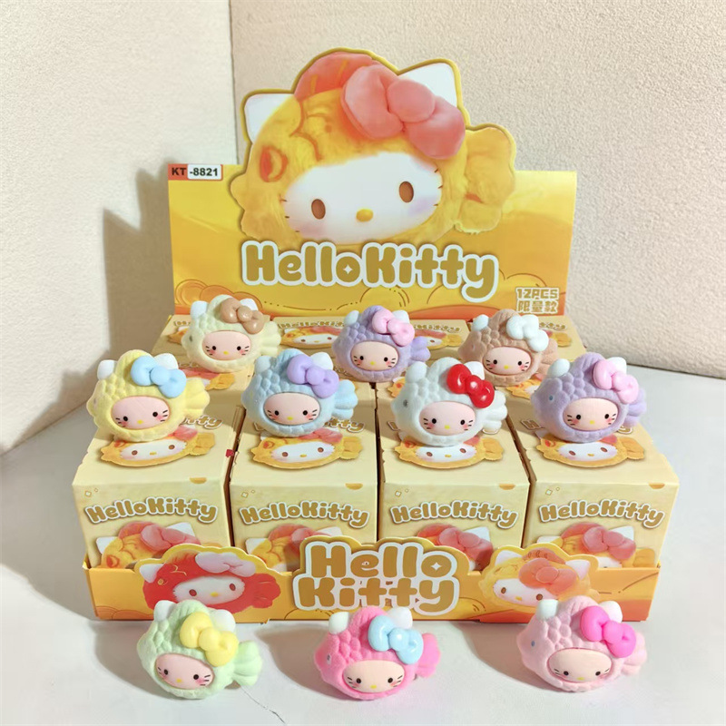 Hello KT blind box resin products, cross-border bestsellers and trendy toys