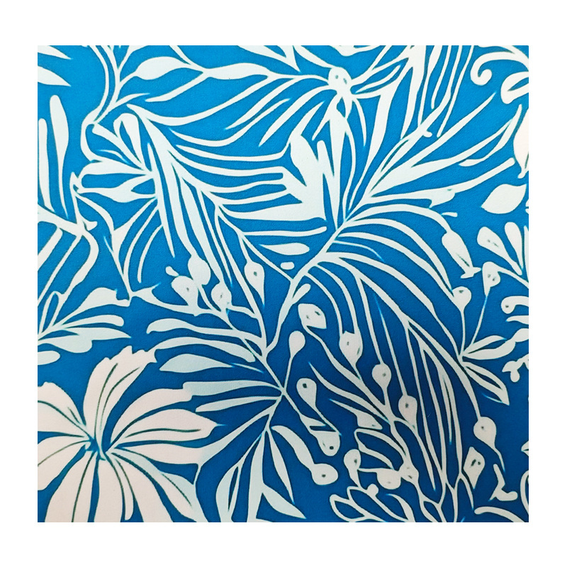 Wholesale of 115g all-polyester plain weave peach skin fleece digital printed fabric for beach pants, jackets and peach skin fleece printed fabric Specification image