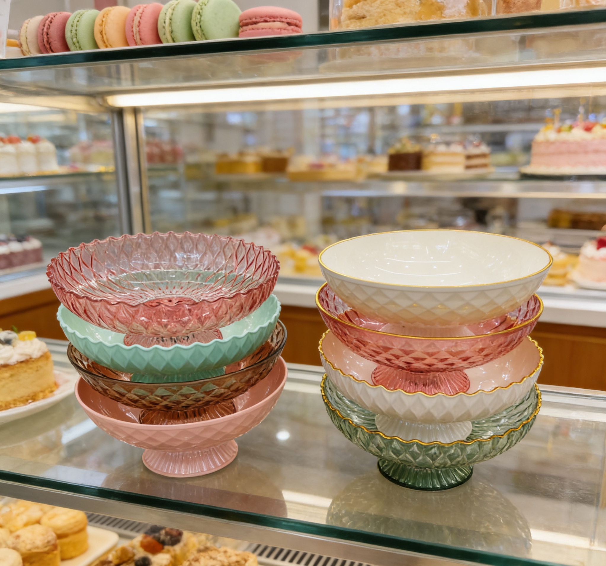 French-style light luxury plastic fruit plate dessert shop, high appearance level fruit plates, living room coffee table ornaments wholesale details Picture